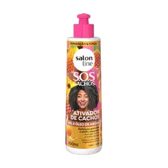 Salon Line Ativador 300Ml Sos Cachos Mel E Argan Restauração