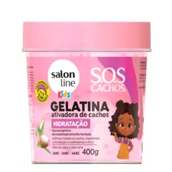 Salon Line Gelatina 400G Sos Cachos Kids Hidratante