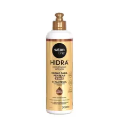 Salon Line Creme Para Pentear 300Ml Hidra D-Pantenol Hidratante Intença