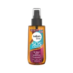 Salon Line Óleo 100Ml Sos Cachos Multibenefícios 10X1