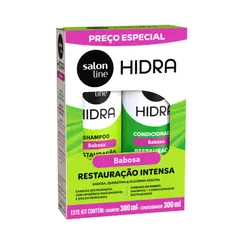 Salon Line Kit Shampoo 300Ml + Condicionador 300Ml Hidratante Babosa