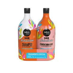Salon Line Kit Shampoo 1L + Condicionador 1L Sos Cachos Rícino