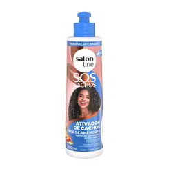 Salon Line Ativador 300Ml Sos Cachos Óleo De Amêndoas