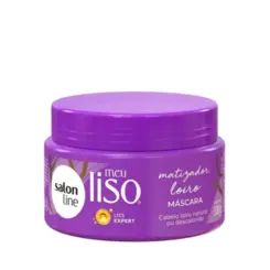 Salon Line Máscara 300G Meu Liso Matizador Loiro