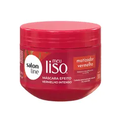 Salon Line Máscara 300G Meu Liso Matizador Vermelho