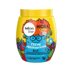 Salon Line Creme Para Pentear 1Kg Hidratante Kids Multy 3X1